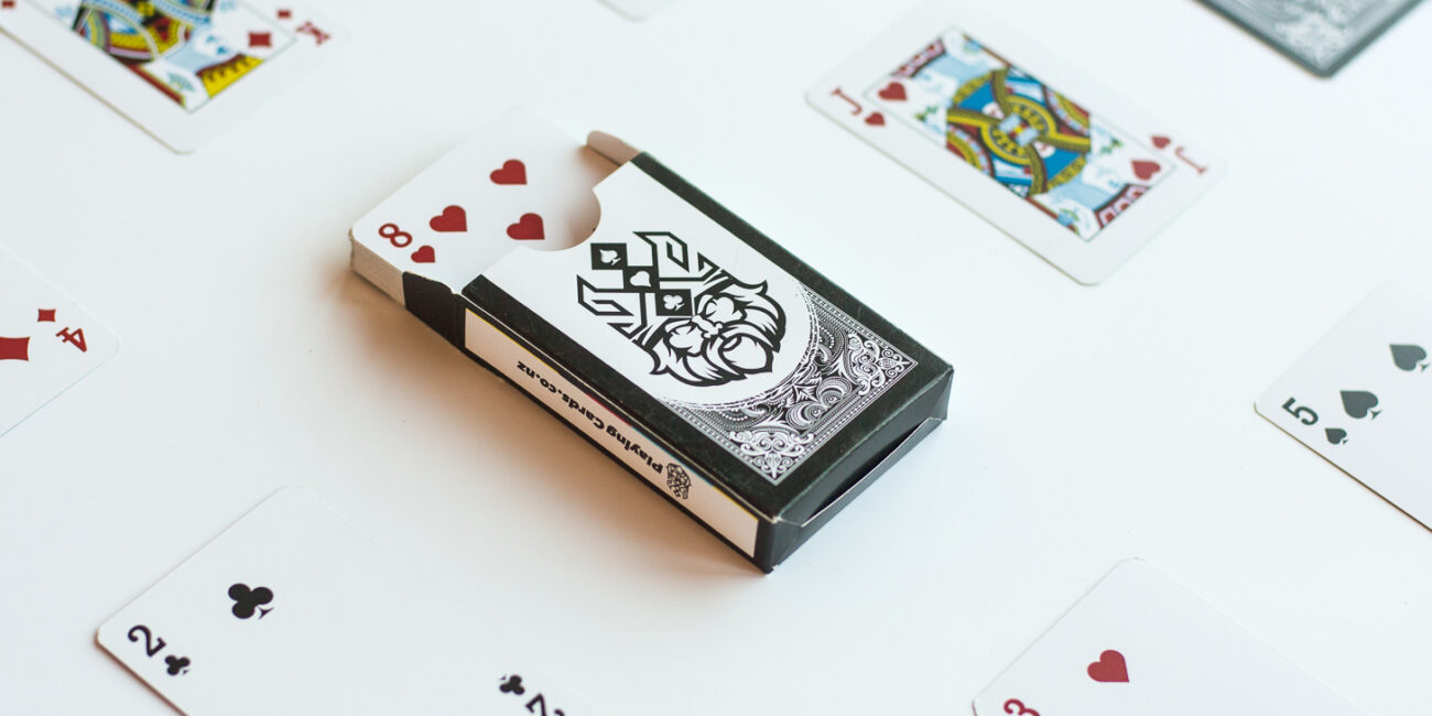 A deck of customised, bespoke, personalised playing cards