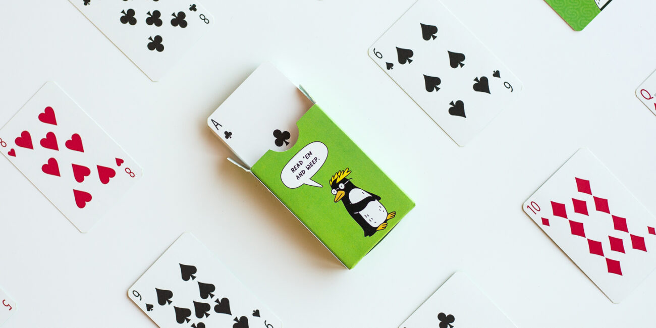 Order a customised, bespoke, personalised deck of playing cards